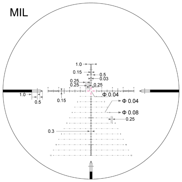 ARKEN SH4J GENII 6-24X50 FFP VPR MOA/MIL